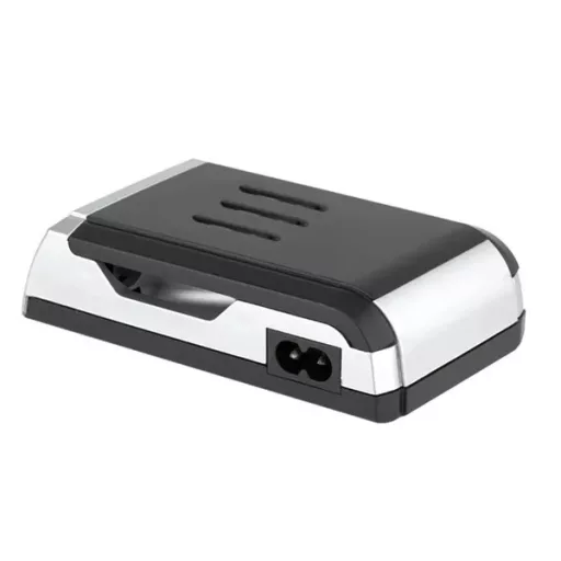 LCD-kijelzős gyors AA/AAA akkumulátor töltő, 4 férőhely, automatikus