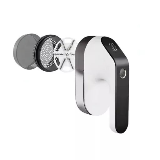 Elektromos textilborotva LCD kijelzővel, 6 pengével, USB-s, 5 W