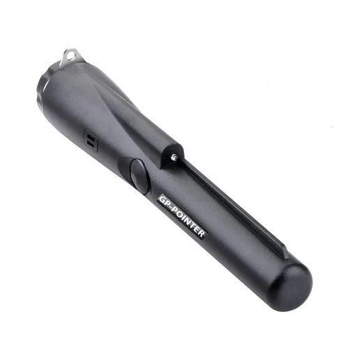 Kézi pinpointer fémdetektor IP66, LED-es, akkumulátorral, 23 cm, fekete