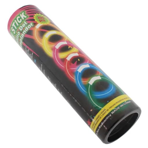 Fényrudak 20 cm, vegyes színek, 100 db, 8 órás világítás