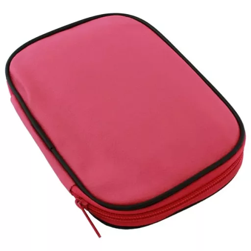 50 db-os professzionális horgolókészlet színes alumínium tűkkel (0,6-6,5 mm) cipzáros tokban