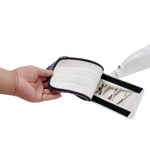 Ergonomikus tartályos spray fölmosó mikroszálas fejjel