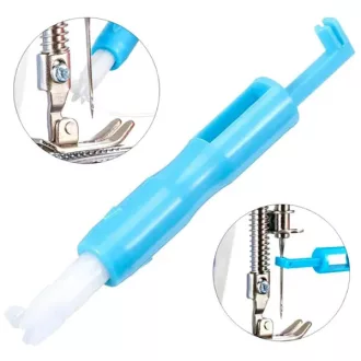   Automata kék cérna-befűző segédeszköz kézi és gépi varráshoz, 7,5 cm