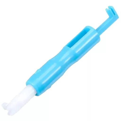 Automata kék cérna-befűző segédeszköz kézi és gépi varráshoz, 7,5 cm