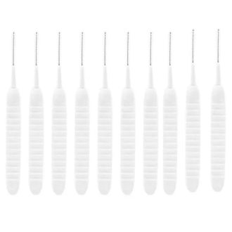   10 db mini tisztítókefe zuhanyfej fúvókák és nehezen elérhető helyek tisztításához, 6 cm