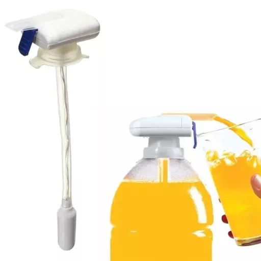 Elemes automata vízadagoló pumpa nagy palackokhoz, fehér