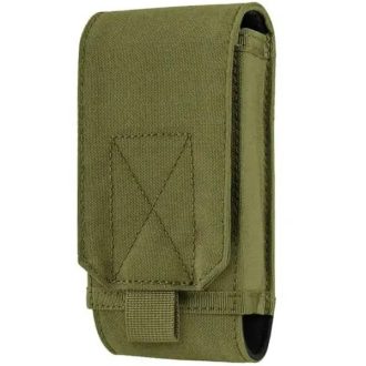   Vízálló övtáska 600D Oxford, telefonhoz/dokumentumhoz, zöld, 17×10×3 cm