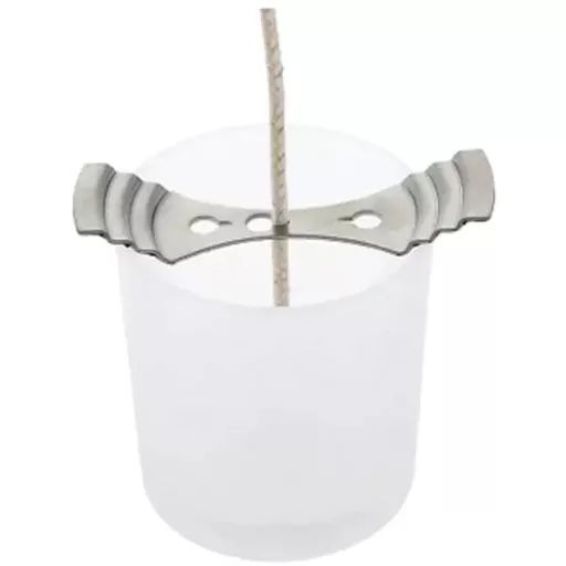 Rozsdamentes acél kanóc-stabilizáló központosító, 9,8 cm, 3 lyuk