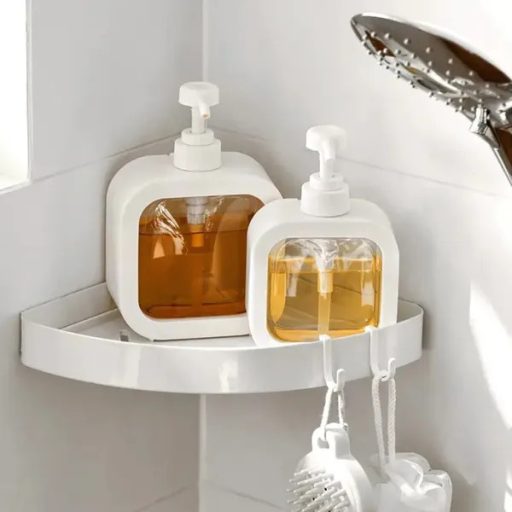 500 ml pumpás folyékony szappan adagoló, átlátszó tartállyal