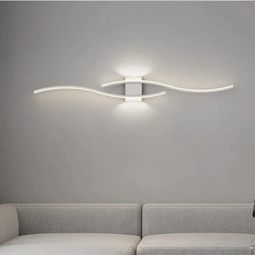 Falra szerelhető LED fali lámpa, fehér, 60 cm, 24 W, 6000 K, 2000 lm