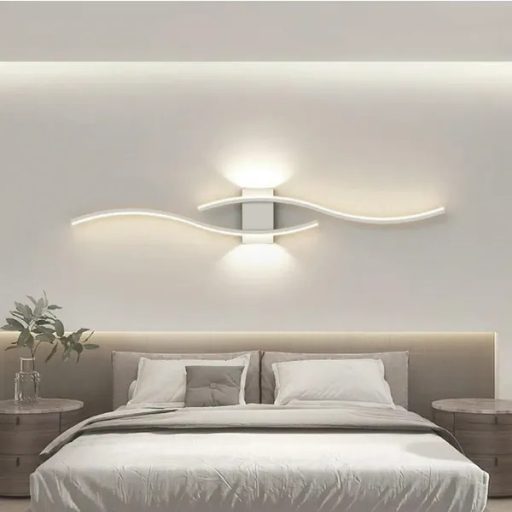 Falra szerelhető LED fali lámpa, fehér, 60 cm, 24 W, 6000 K, 2000 lm