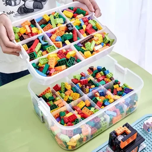 Két szintes játék tároló doboz
