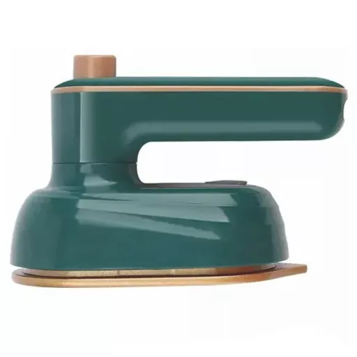 Hordozható mini ruhagőzölő, 33 W, 50 ml, összecsukható nyél, zöld