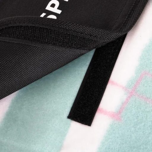 Polár pikniktakaró 200×200 cm, alumínium hátlap, flamingó mintás