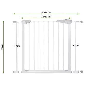 Biztonsági fém ajtórács 76-85 cm