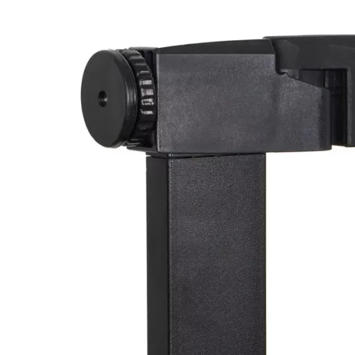 Biztonsági ajtórács, automatikus záródás, 75-82 cm, fém-fa