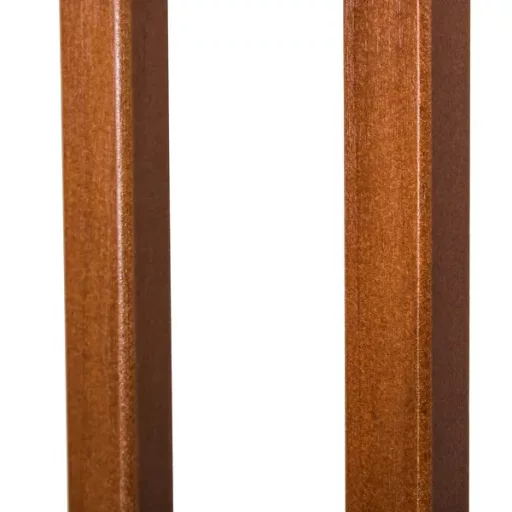 Biztonsági ajtórács, fém-fa, automata záródás, 89–96 cm, 74 cm magasság