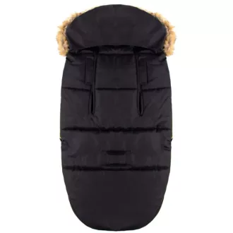   Gyerek bundazsák babakocsiba, fekete-arany, 90×45 cm, vízálló poliészter