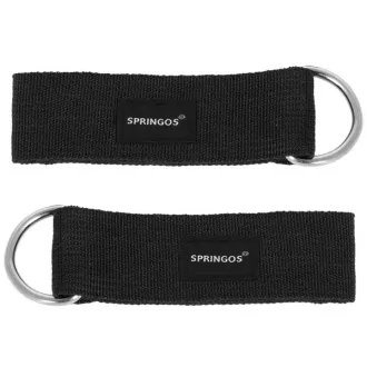   Fitnesz expander szett 5 gumiszalaggal, ajtóhorggal, 4.5-22.7 kg ellenállás