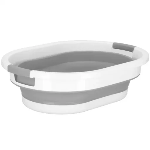 Összecsukható tárolóláda 39 l, szilikon, 61,5×44×27 cm