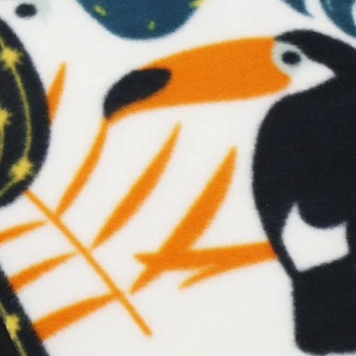 Összecsukható pikniktakaró 150×200 cm, trópusi minta, hordozópánt