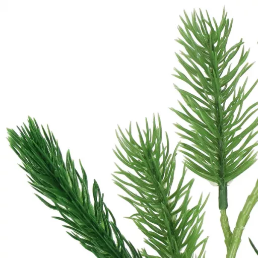 Karácsonyi műfenyő dekorág, zöld műanyag, 32 cm