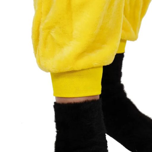 Pikachu kigurumi pizsama, poliészter, kapucnis, 2 zsebes, M méret