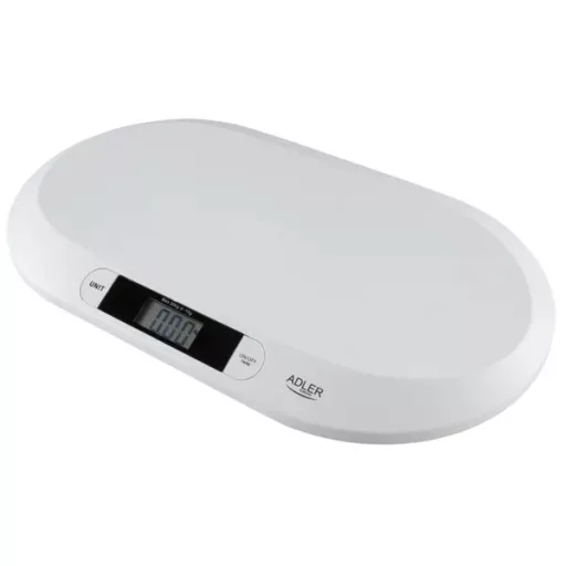 Elektronikus baba- és gyerekmérleg, 20 kg-ig, LCD kijelző, 0,01 kg pontosság