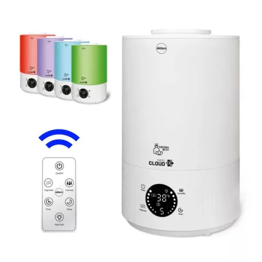 Ultrahangos párásító 2,8 l aromaterápiával, LCD kijelzővel, távirányítóval