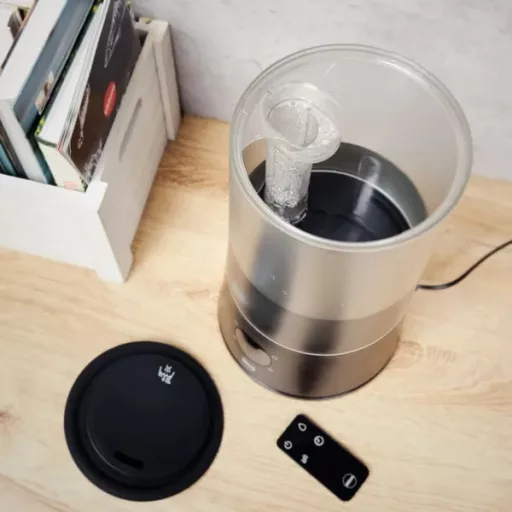 Ultrahangos párásító 3,2 l, LCD kijelző, távirányító, 350 ml/h