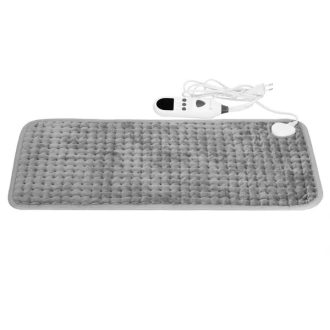   Elektromos melegítőpárna 30×60 cm, 9 fokozat, időzítő, szürke