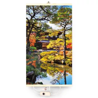   Rugalmas falra szerelhető infrapanel 430 W, 100×57 cm, kert minta