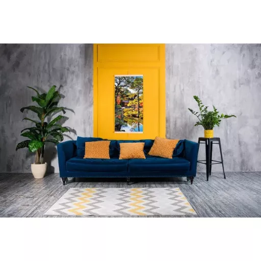 Rugalmas falra szerelhető infrapanel 430 W, 100×57 cm, kert minta