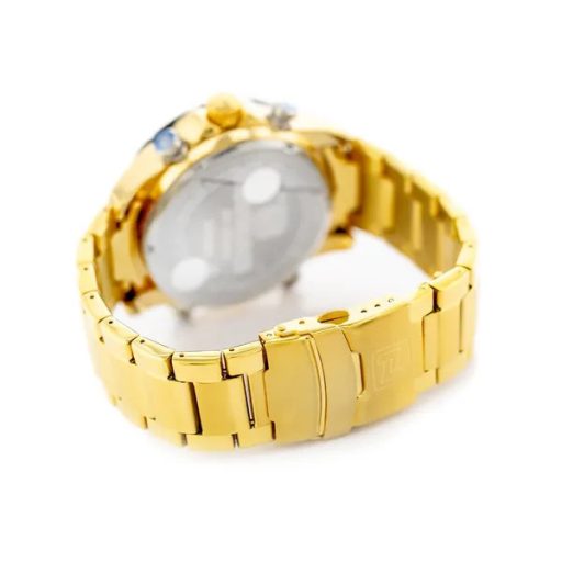 Naviforce NF9138S férfi karóra, fekete-arany, kvarc, fémszíj, díszdoboz