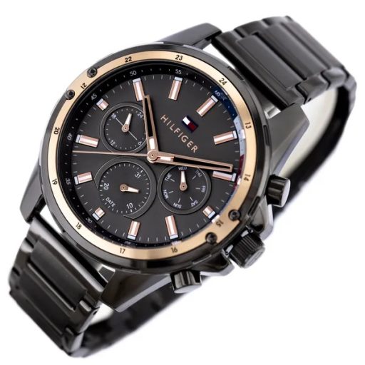 Tommy Hilfiger Mason 1791790 férfi rozsdamentes acél grafit karóra 45 mm