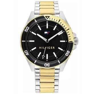   Tommy Hilfiger Logan férfi karóra, 43 mm, rozsdamentes acél, WR50
